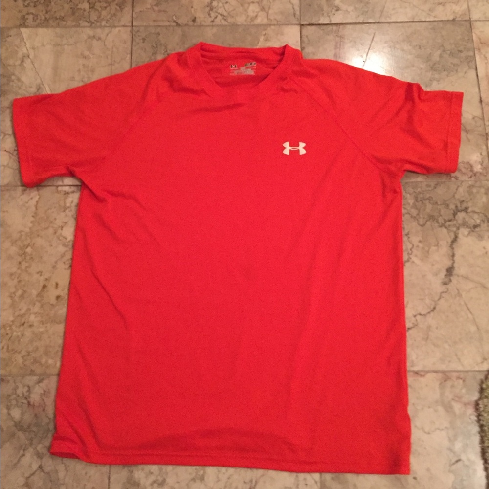 Dri fit Under Armor orange T-shirt